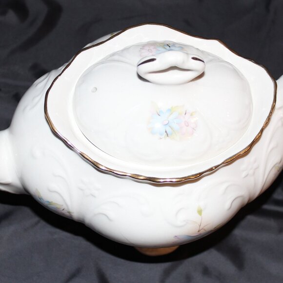 Vintage James Kent "Old Foley" Footed Teapot - Picture 5 of 8